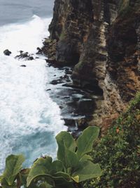 Rocks in a sea