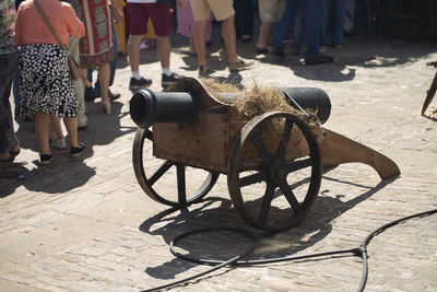 Cannon in the street