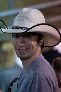 Portrait of young man wearing hat