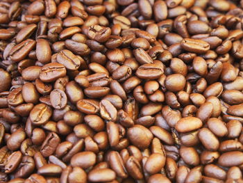 Full frame shot of coffee beans