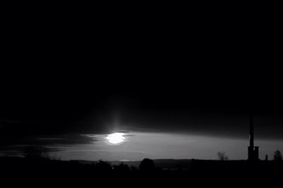 Scenic view of sky at sunset