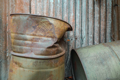 Close-up of rusty metal