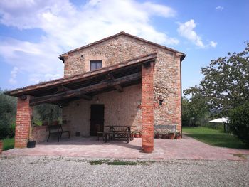 View of built structure against sky