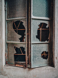 Full frame shot of closed window