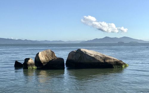 Panoramic view of sea against sky