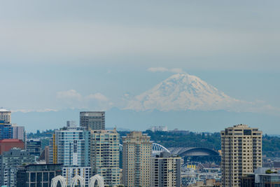 View of cityscape against sky