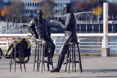 Bicycles in city