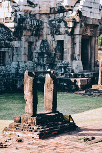 Old ruins of building