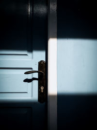 Close-up of closed door