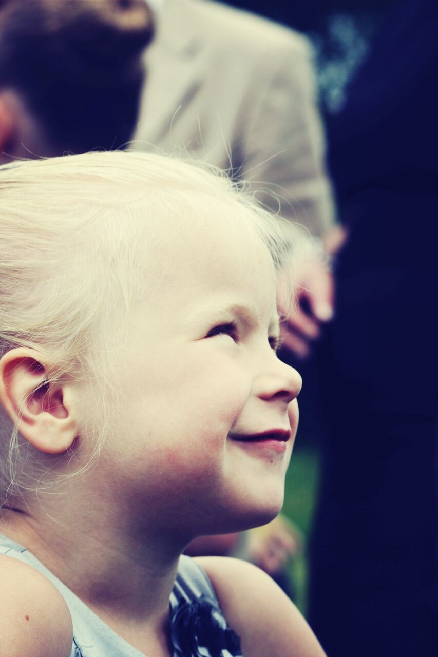 childhood, cute, person, innocence, headshot, close-up, elementary age, focus on foreground, lifestyles, girls, portrait, looking away, leisure activity, boys, front view, eyes closed, baby