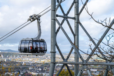 View of train against sky