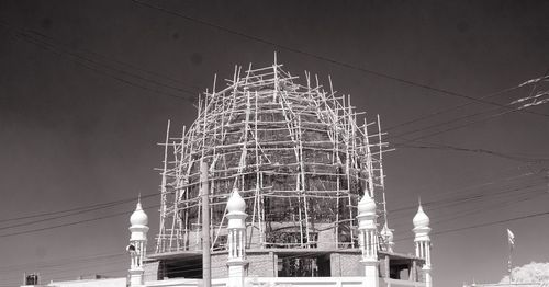 Low angle view of building against sky