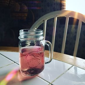 Close-up of drink on table