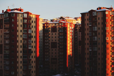 Buildings in city