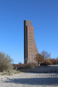 World war monument at the beach of laboe in germany.