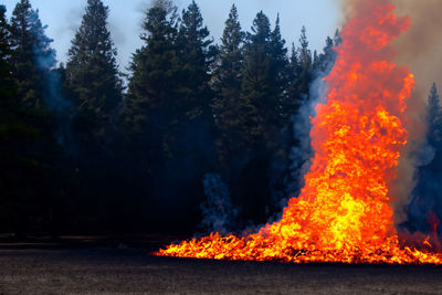 burning