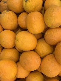 Full frame shot of oranges