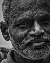 Close-up portrait of man