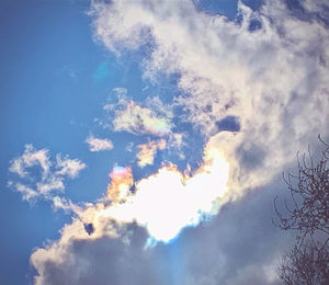 Low angle view of clouds in sky