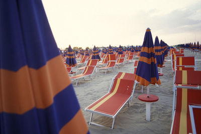 Panoramic view of beach against sky