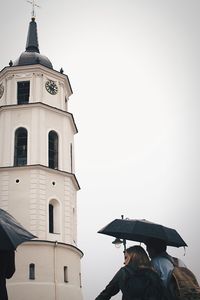 Low angle view of building against sky