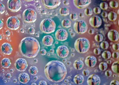 Full frame shot of bubbles