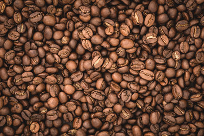 Full frame shot of coffee beans