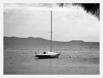 Boats in sea