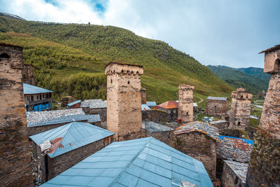 View of historic building against sky