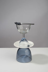 Close-up of wine glass on table