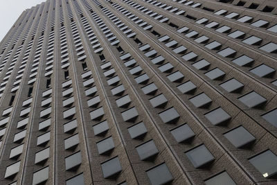 Low angle view of modern building in city