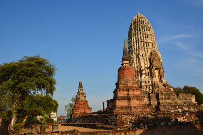 Statue of temple against sky