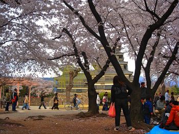 People in park