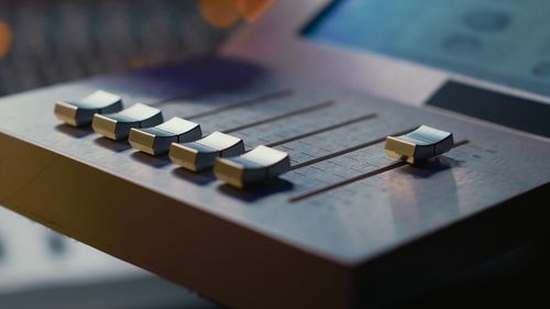 Close-up of computer keyboard