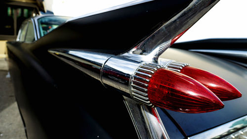 Close-up of vintage car