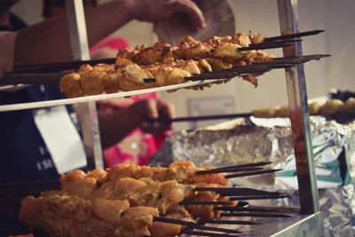 Close-up of meat for sale