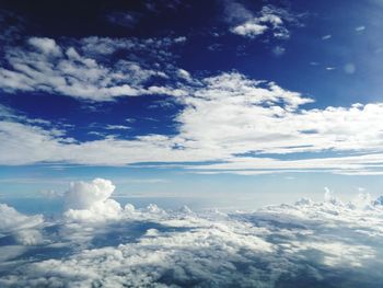 Low angle view of clouds in sky