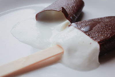 Close-up of chocolate cake