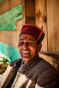 Portrait of a smiling young man