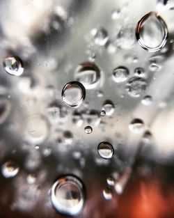 Close-up of water drops