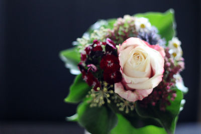 Close-up of rose bouquet