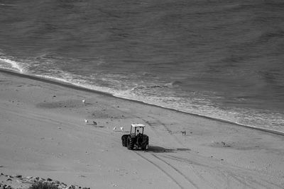 Scenic view of beach