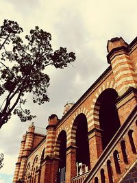 Low angle view of building against sky