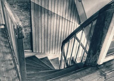 Close-up of staircase