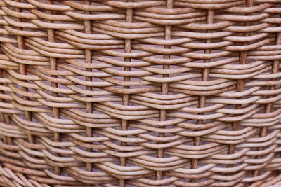 Full frame shot of woven rattan