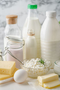 Close-up of food on table