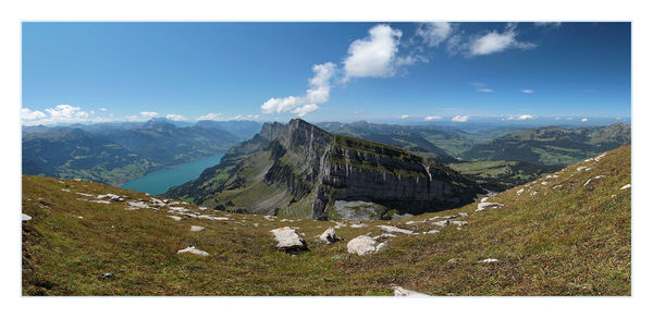 Scenic view of mountains