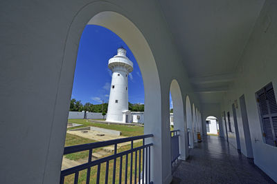 View of archway