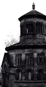 Low angle view of church against sky