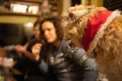 Woman with dog